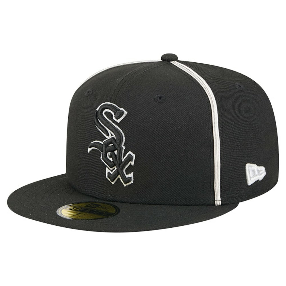 Chicago White Sox New Era Soutache 59FIFTY Fitted Hat - Black - New Era Lifestyle