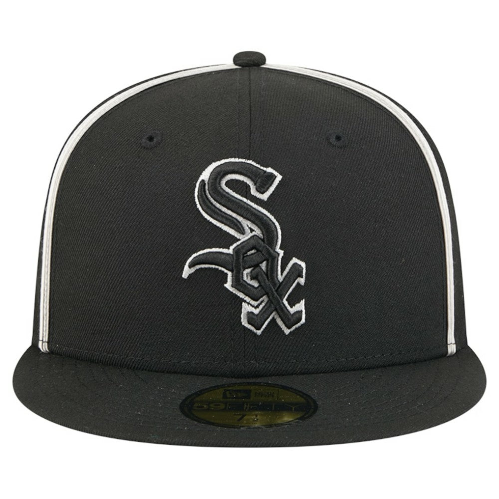 Chicago White Sox New Era Soutache 59FIFTY Fitted Hat - Black - New Era Lifestyle