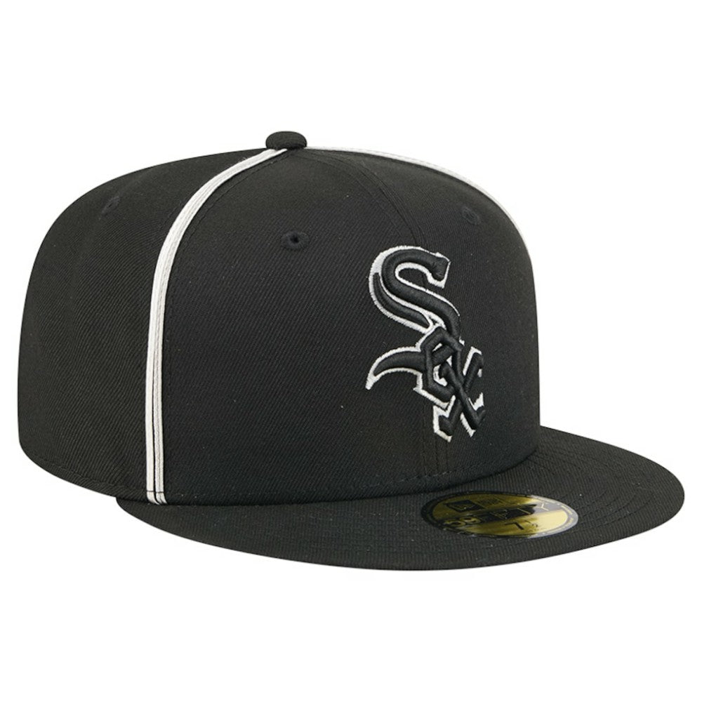Chicago White Sox New Era Soutache 59FIFTY Fitted Hat - Black - New Era Lifestyle