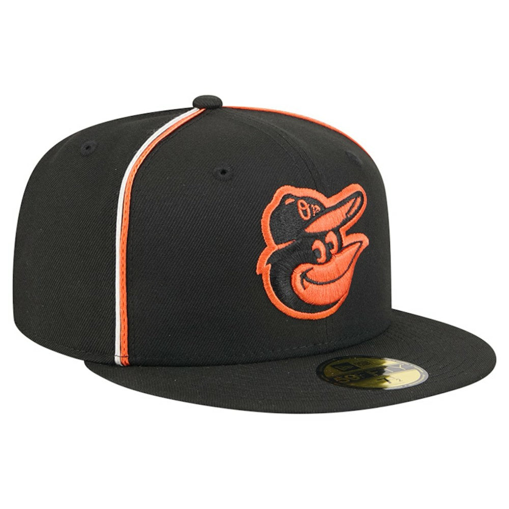 Baltimore Orioles New Era Soutache 59FIFTY Fitted Hat - Black - New Era Online