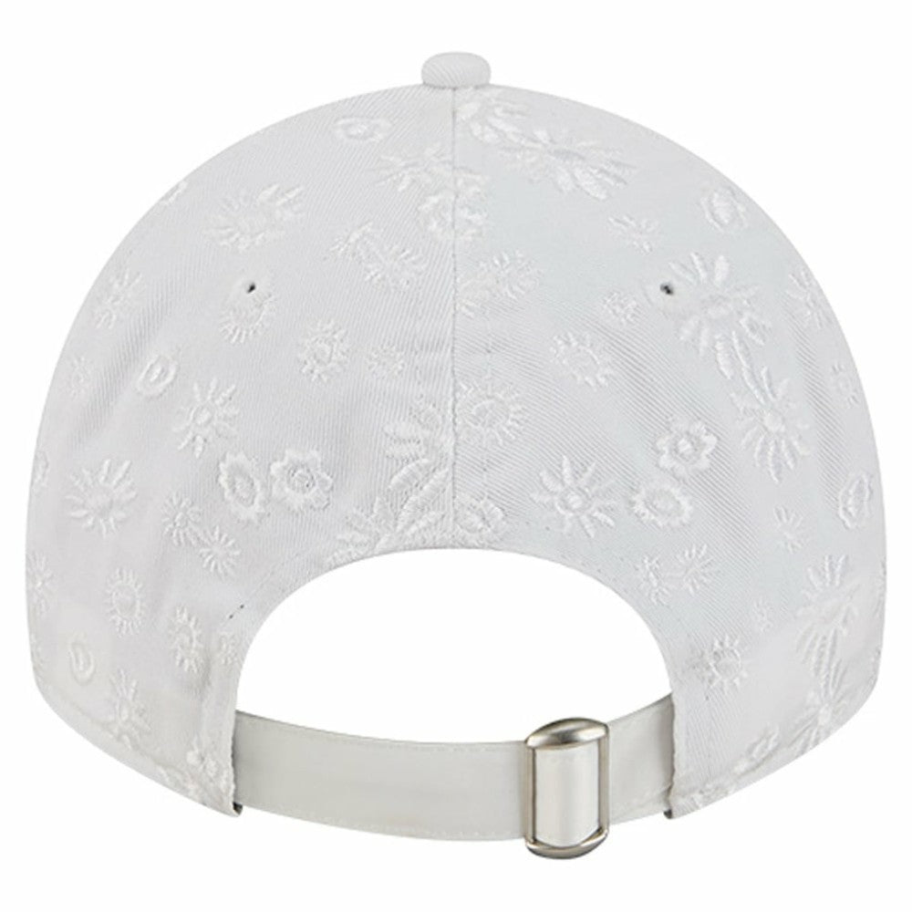 Texas Rangers New Era Women's Floral Mesh 9TWENTY Adjustable Hat - White - New Era Sale