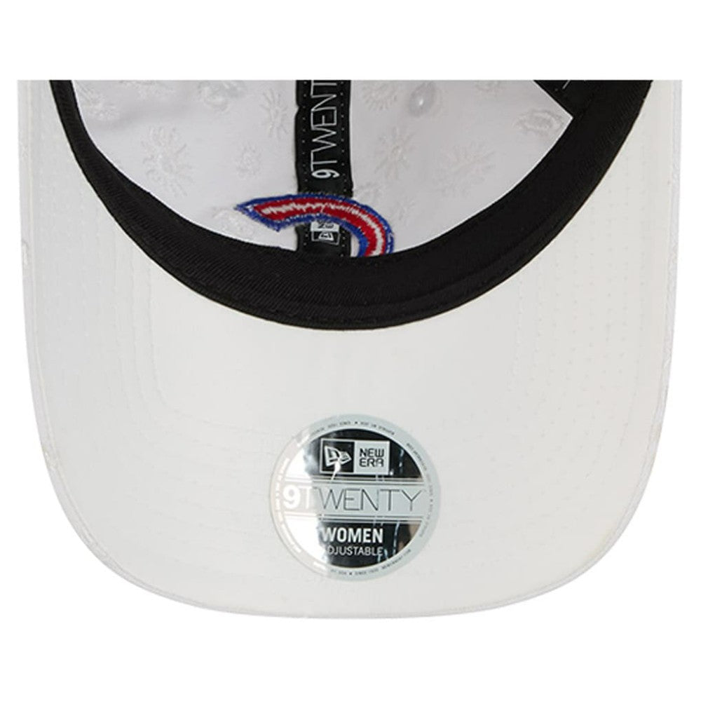 Chicago Cubs New Era Women's Floral Mesh 9TWENTY Adjustable Hat - White - New Era Discount