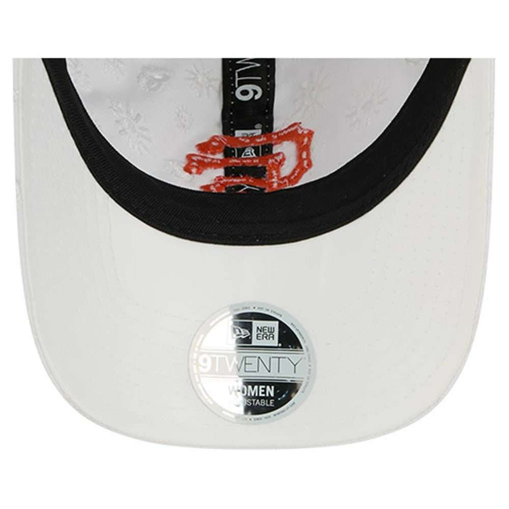 San Francisco Giants New Era Women's Floral Mesh 9TWENTY Adjustable Hat - White - New Era Discount