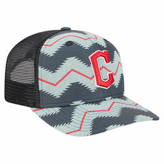 Cleveland Guardians New Era Aztec Denim 9SEVENTY Adjustable Hat - Denim/Navy - New Era Discount