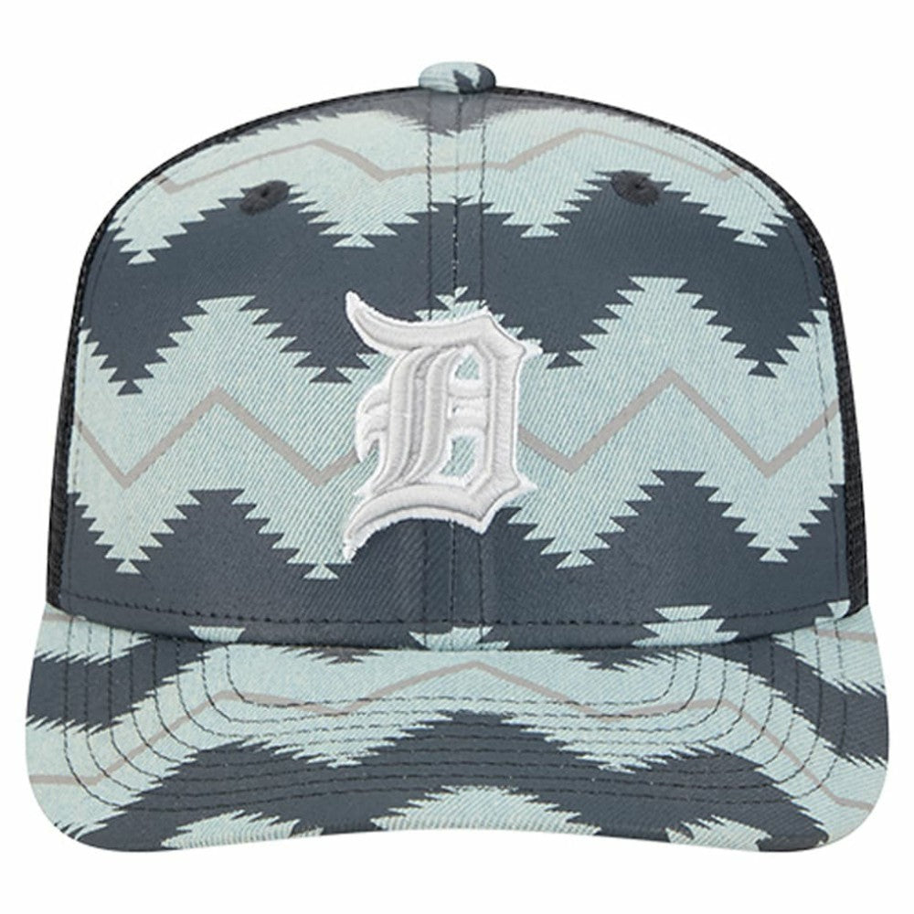 Detroit Tigers New Era Aztec Denim 9SEVENTY Adjustable Hat - Denim/Navy - New Era on Sale