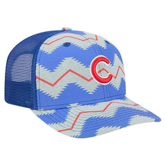 Chicago Cubs New Era Aztec Denim 9SEVENTY Adjustable Hat - Denim/Royal - New Era Online