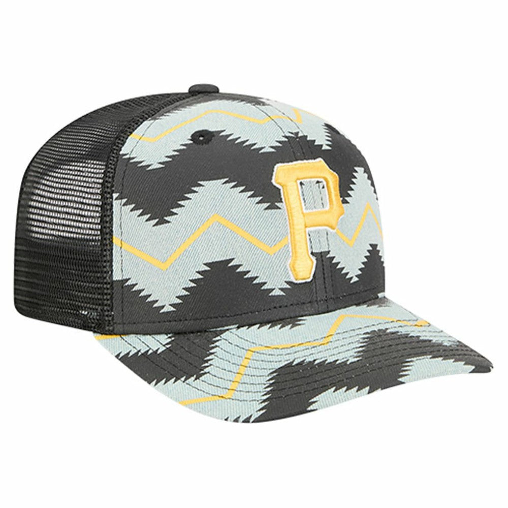 Pittsburgh Pirates New Era Aztec Denim 9SEVENTY Adjustable Hat - Denim/Black - New Era on Sale