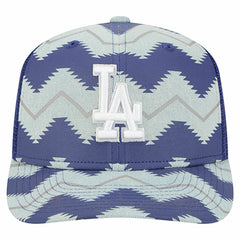 Los Angeles Dodgers New Era Aztec Denim 9SEVENTY Adjustable Hat - Denim/Royal - New Era Lifestyle