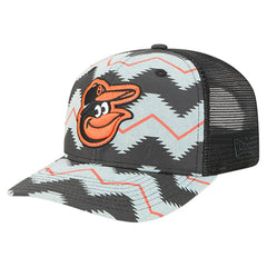 Baltimore Orioles New Era Aztec Denim 9SEVENTY Adjustable Hat - Denim/Black - New Era Discount
