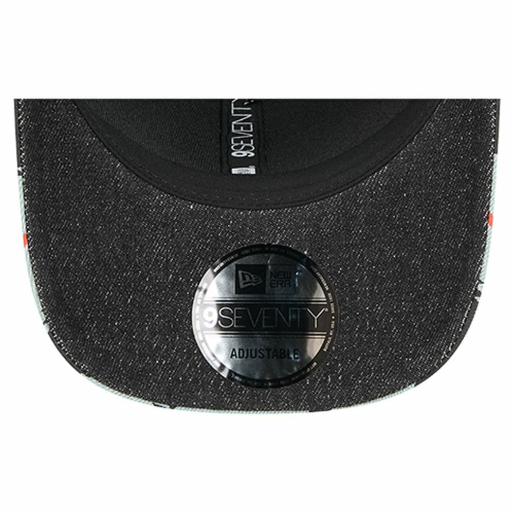 San Francisco Giants New Era Aztec Denim 9SEVENTY Adjustable Hat - Denim/Black - New Era Discount