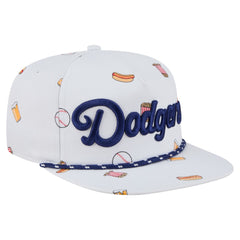 Los Angeles Dodgers New Era Team Cheer Rope 19TWENTY Adjustable Hat - White - New Era Sale