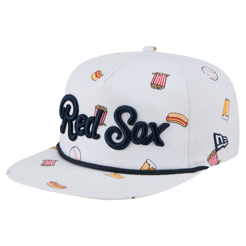 Boston Red Sox New Era Team Cheer Rope 19TWENTY Adjustable Hat - White - New Era on Sale