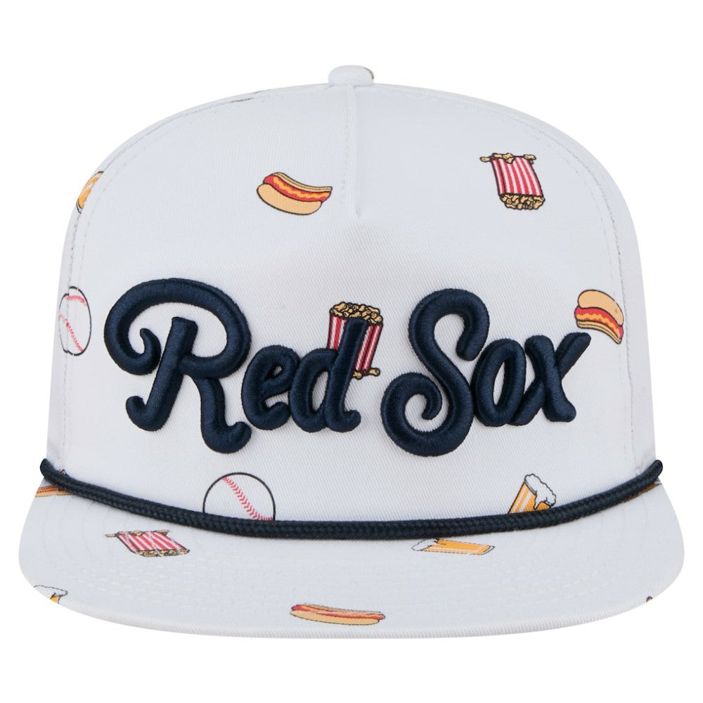 Boston Red Sox New Era Team Cheer Rope 19TWENTY Adjustable Hat - White - New Era on Sale