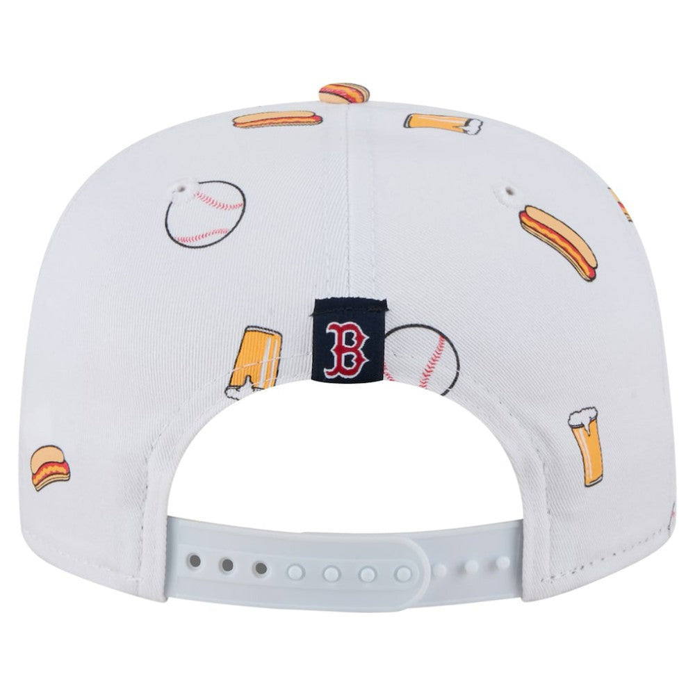 Boston Red Sox New Era Team Cheer Rope 19TWENTY Adjustable Hat - White - New Era on Sale