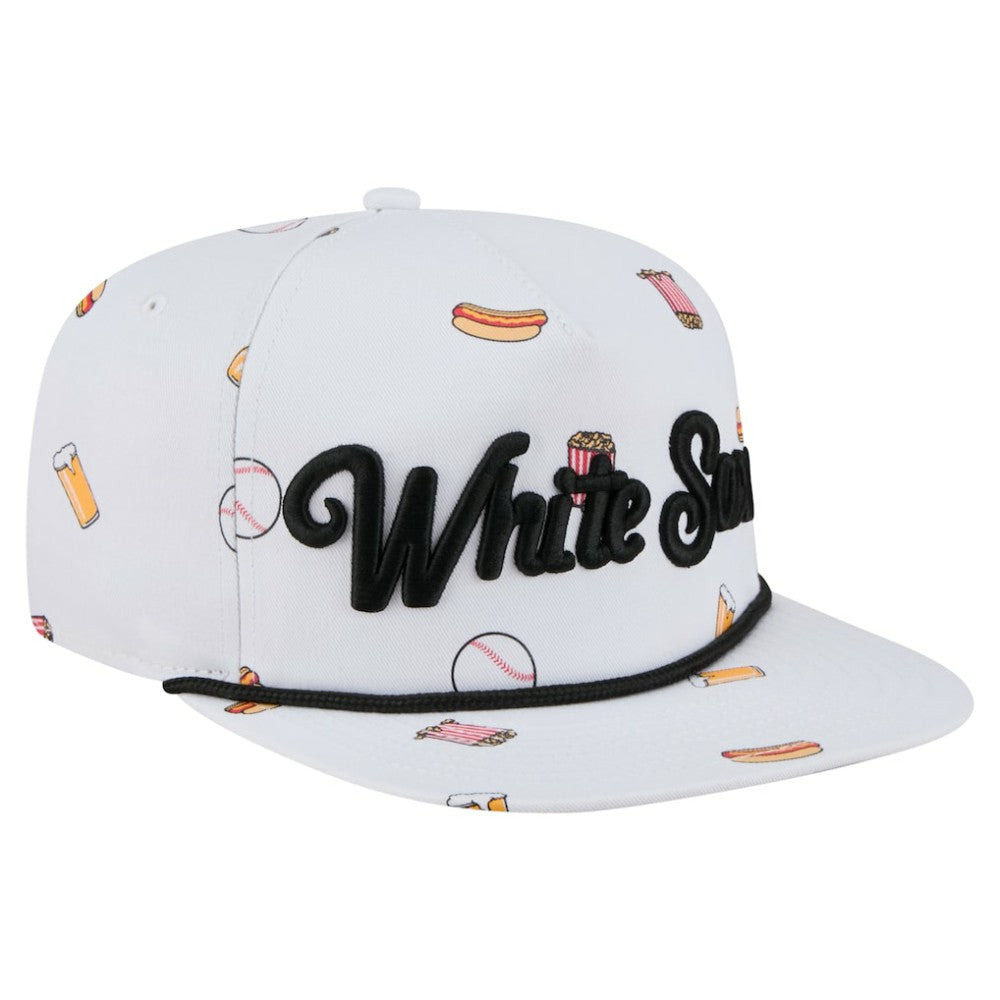 Chicago White Sox New Era Team Cheer Rope 19TWENTY Adjustable Hat - White - New Era Online