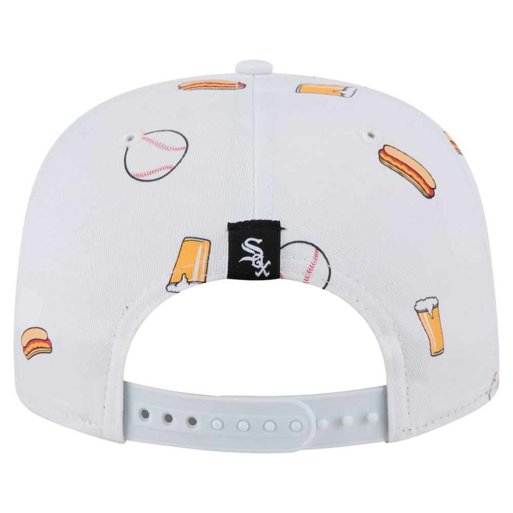 Chicago White Sox New Era Team Cheer Rope 19TWENTY Adjustable Hat - White - New Era Online