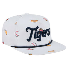 Detroit Tigers New Era Team Cheer Rope 19TWENTY Adjustable Hat - White - New Era on Sale