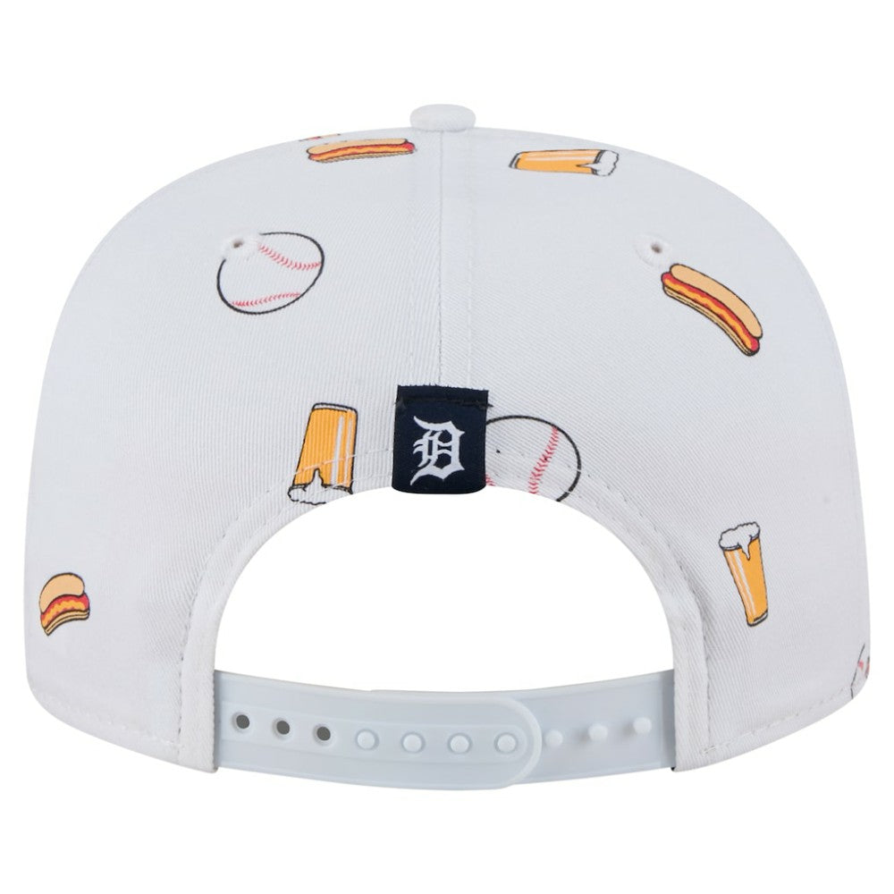 Detroit Tigers New Era Team Cheer Rope 19TWENTY Adjustable Hat - White - New Era on Sale