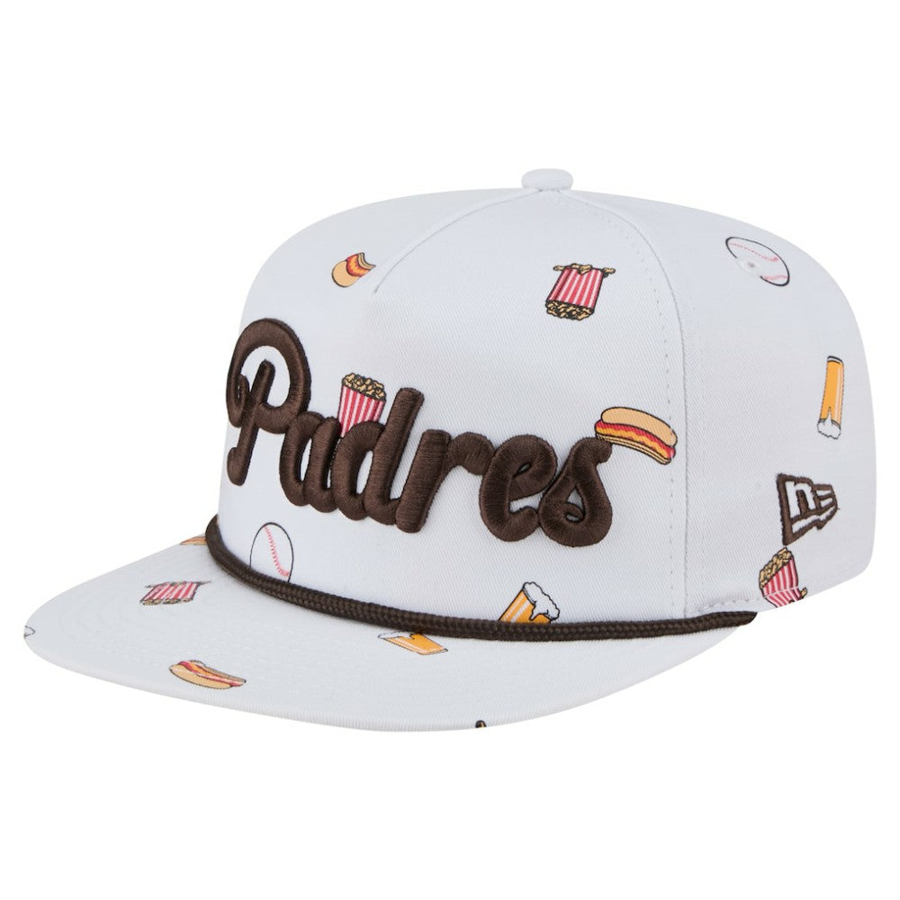 San Diego Padres New Era Team Cheer Rope 19TWENTY Adjustable Hat - White - New Era on Sale