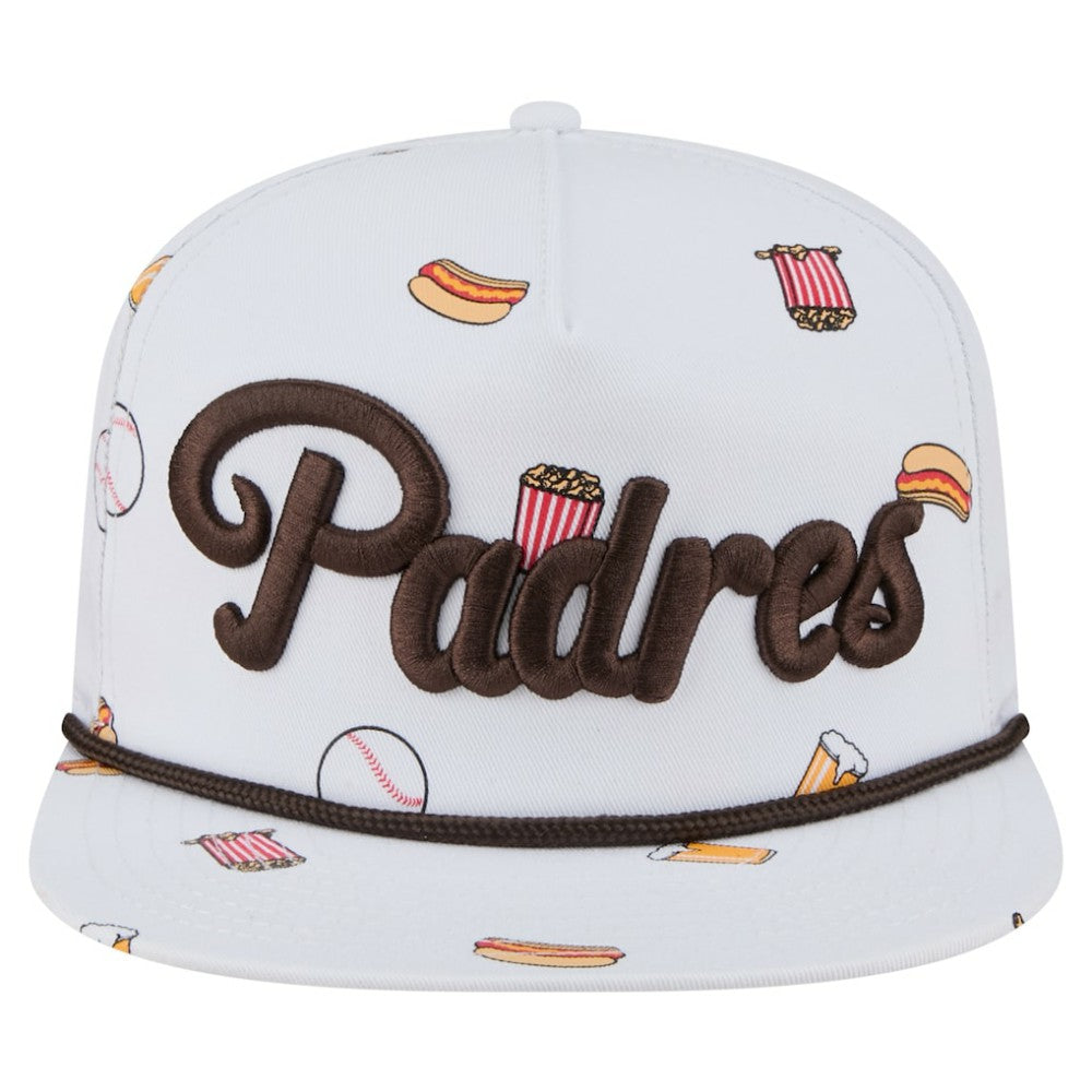 San Diego Padres New Era Team Cheer Rope 19TWENTY Adjustable Hat - White - New Era on Sale