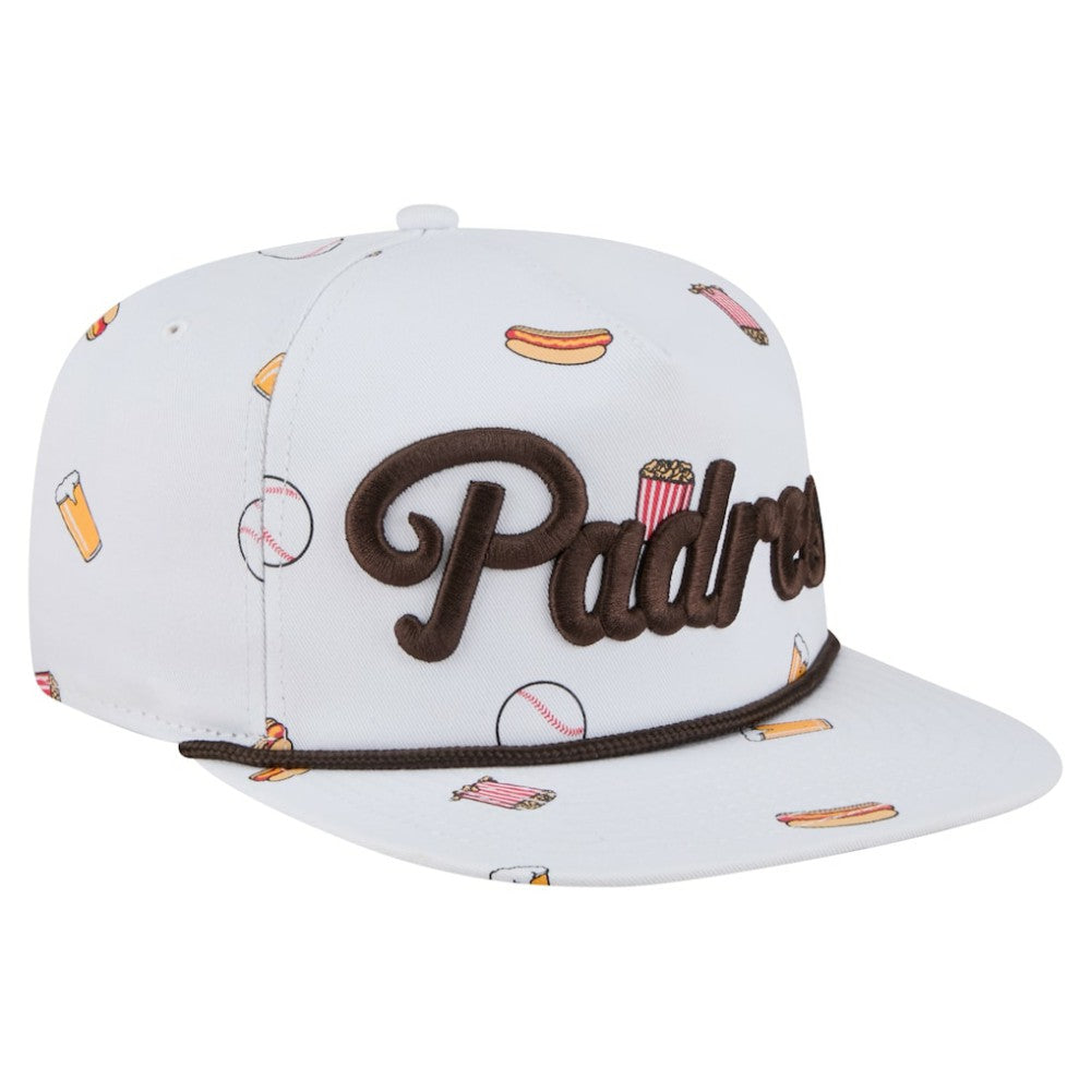 San Diego Padres New Era Team Cheer Rope 19TWENTY Adjustable Hat - White - New Era on Sale