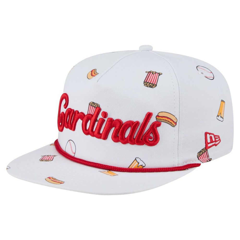St. Louis Cardinals New Era Team Cheer Rope 19TWENTY Adjustable Hat - White - New Era on Sale