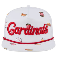 St. Louis Cardinals New Era Team Cheer Rope 19TWENTY Adjustable Hat - White - New Era on Sale