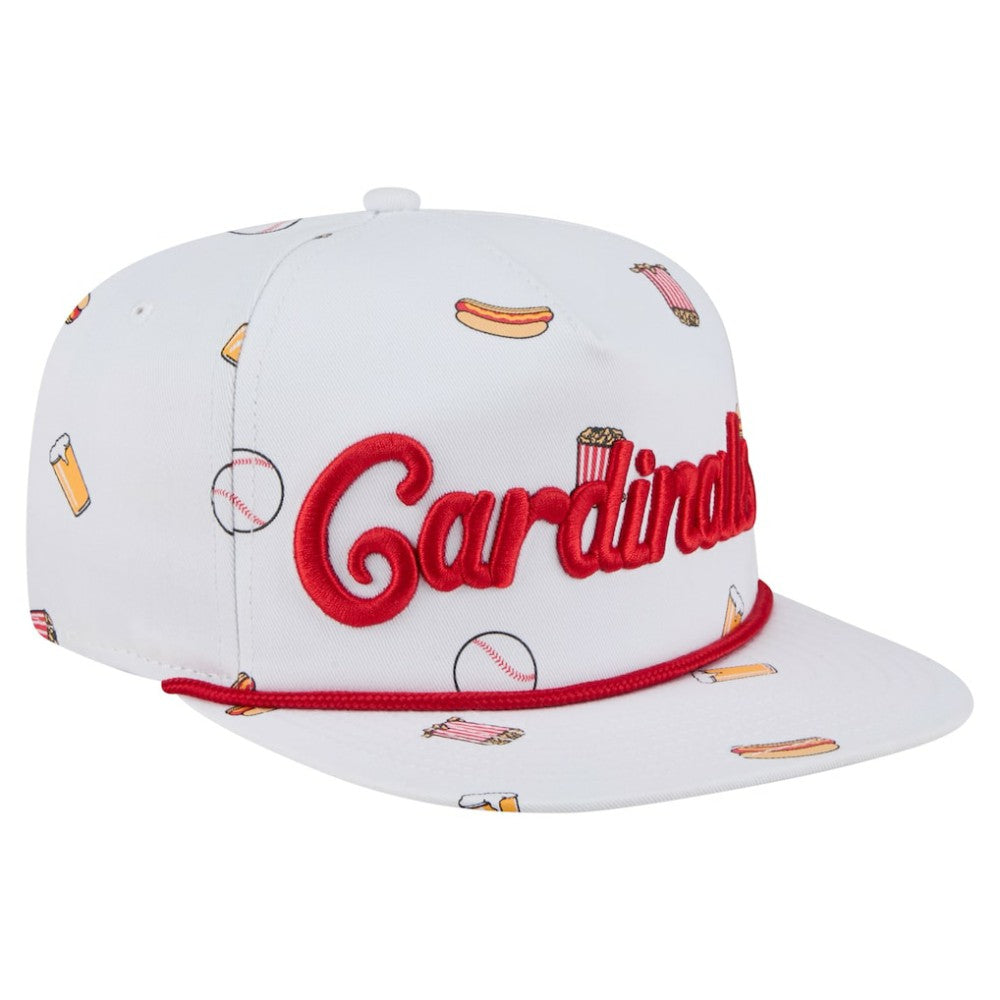 St. Louis Cardinals New Era Team Cheer Rope 19TWENTY Adjustable Hat - White - New Era on Sale