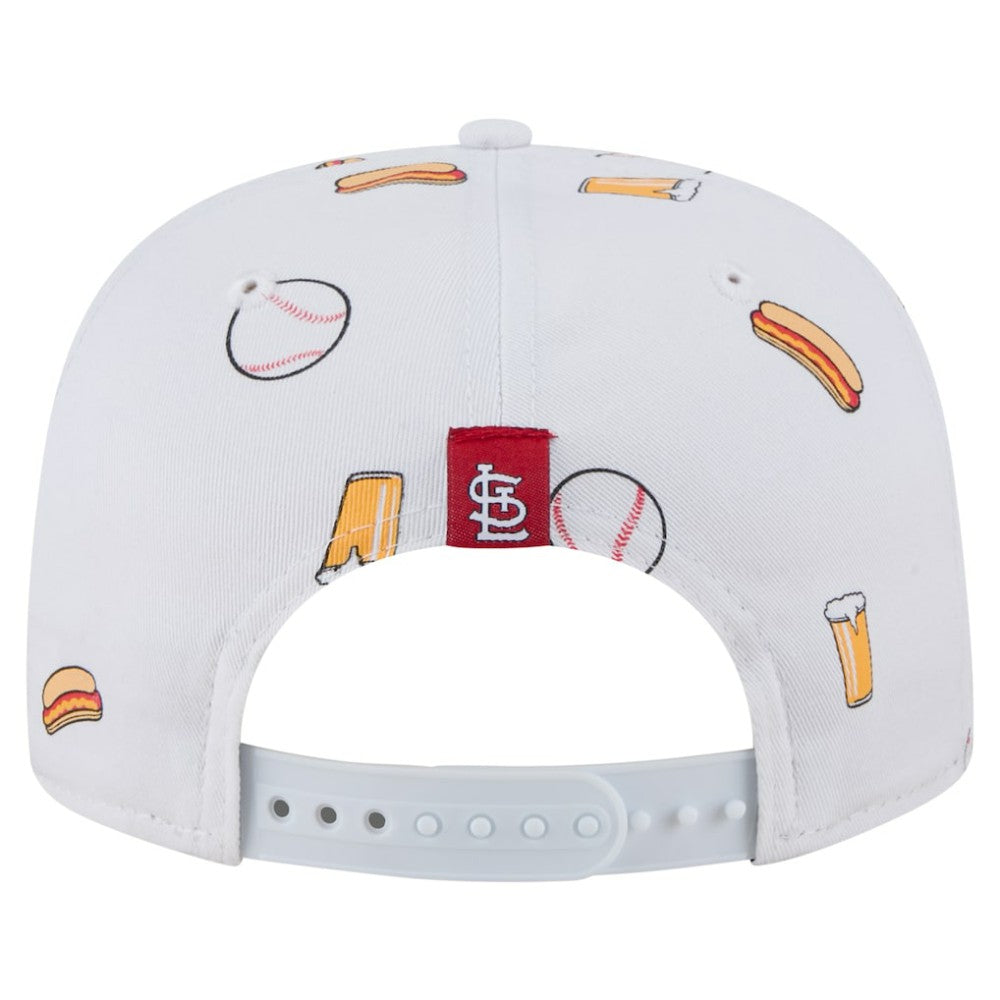 St. Louis Cardinals New Era Team Cheer Rope 19TWENTY Adjustable Hat - White - New Era on Sale
