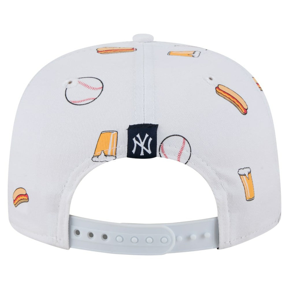 New York Yankees New Era Team Cheer Rope 19TWENTY Adjustable Hat - White - New Era Sale