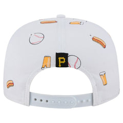 Pittsburgh Pirates New Era Team Cheer Rope 19TWENTY Adjustable Hat - White - New Era Discount