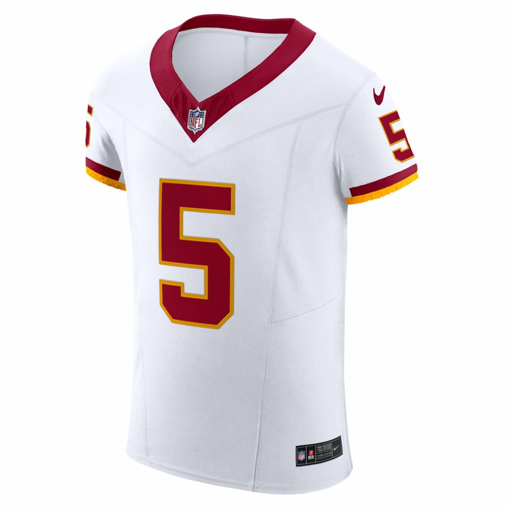 Nike Jayden Daniels Washington Commanders Alternate 2 Super Bowl Era Vapor F.U.S.E. Elite Jersey White