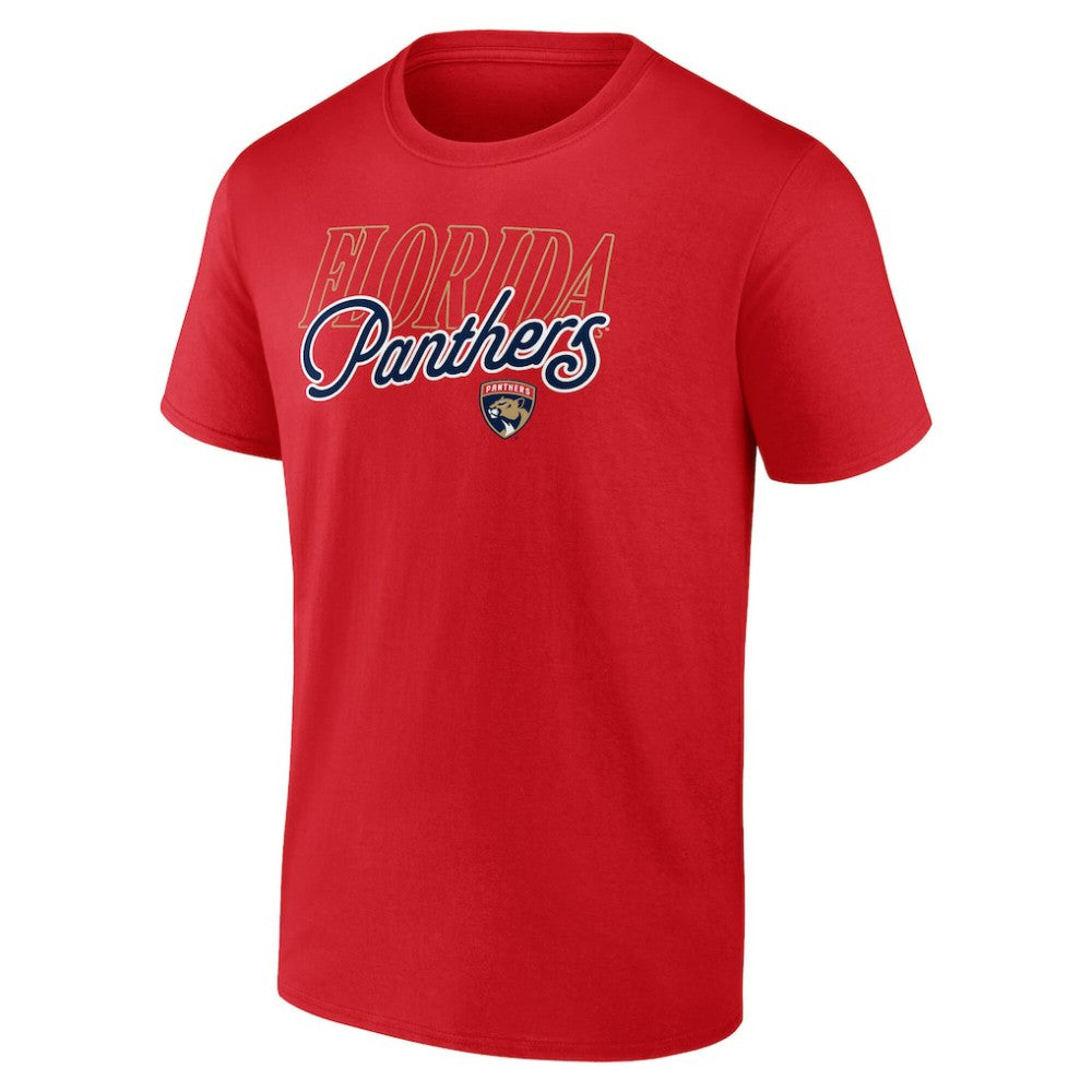 Florida Panthers Script T-Shirt - Red - NHL 203007275