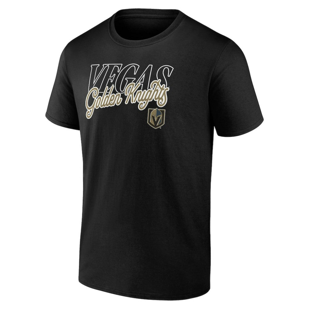 Vegas Golden Knights Script T-Shirt - Black - NHL 203007280