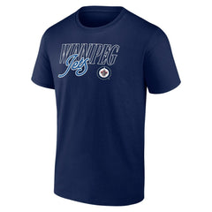 Winnipeg Jets Script T-Shirt - Navy - NHL 203007282
