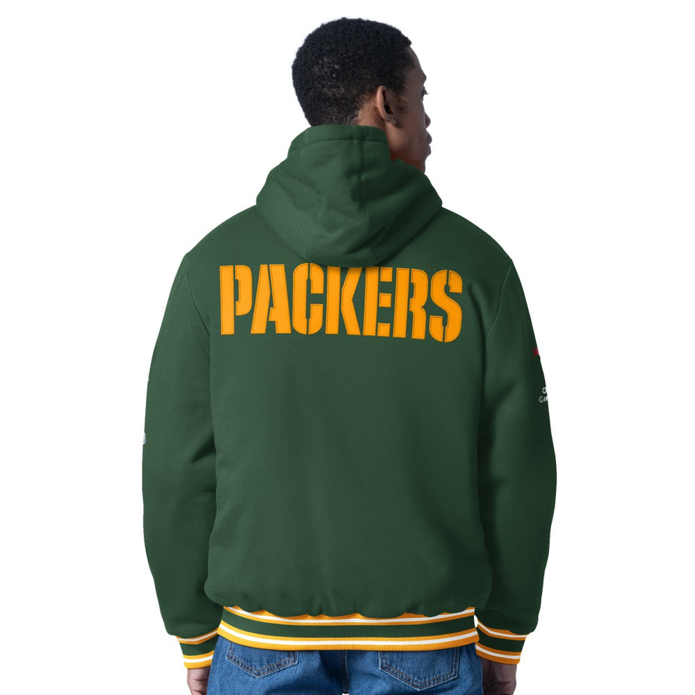 Green Bay Packers G-III Sports by Carl Banks Power Forward Commemorative Full-Zip Hooded Jacket Green