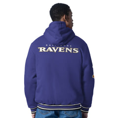 Baltimore Ravens G-III Sports by Carl Banks Power Forward Commemorative Full-Zip Hooded Jacket Purple