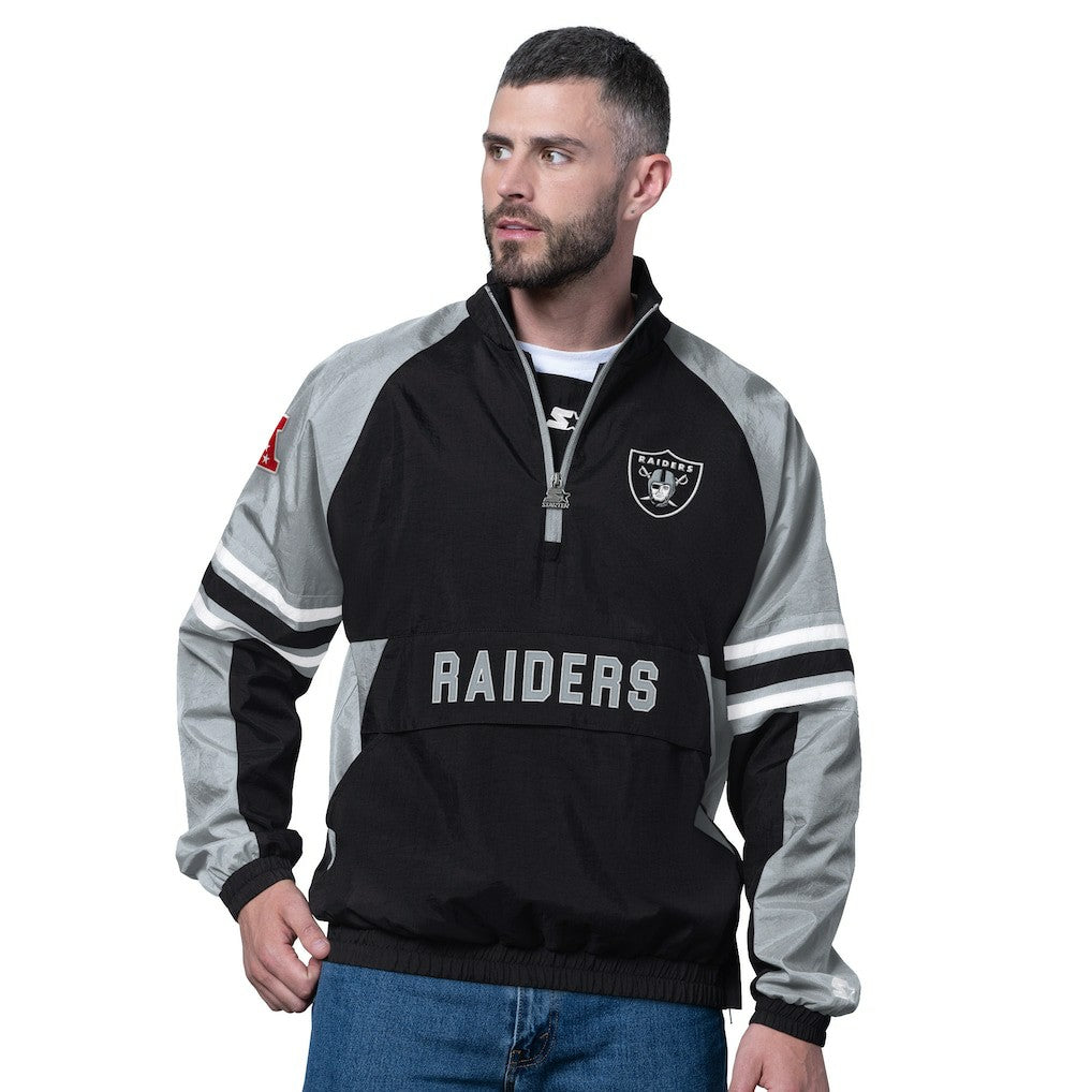 Las Vegas Raiders Starter Prospect Half-Zip Pullover Black