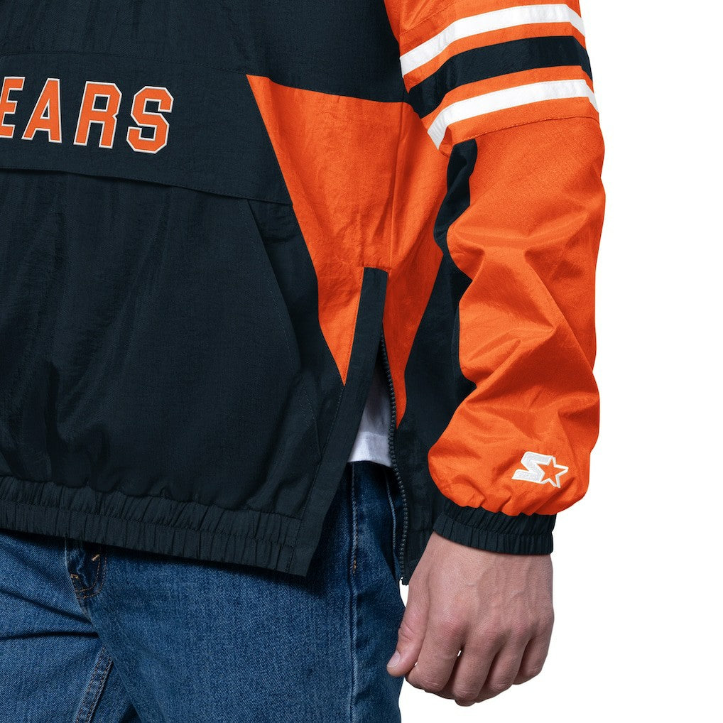 Chicago Bears Starter Prospect Half-Zip Pullover Navy