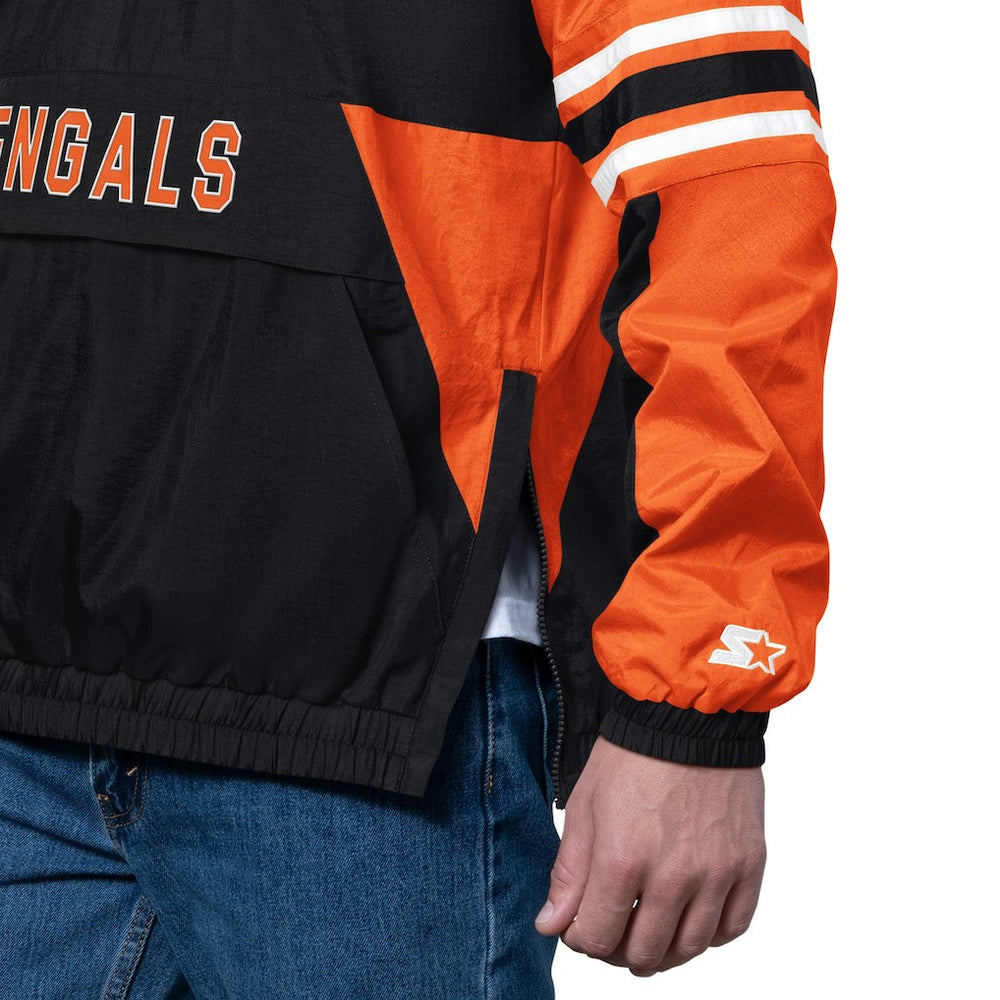 Cincinnati Bengals Starter Prospect Half-Zip Pullover Black