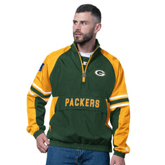 Green Bay Packers Starter Prospect Half-Zip Pullover Green