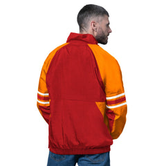 Tampa Bay Buccaneers Starter Vintage Logo Prospect Half-Zip Pullover Red