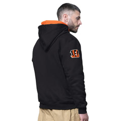 Cincinnati Bengals Starter Big Shot Full-Zip Double Hoodie Black