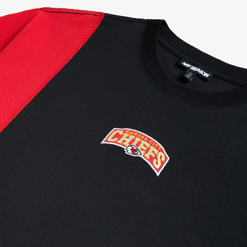 Kansas City Chiefs Off Season x NFL Unisex Spliced T-Shirt Black