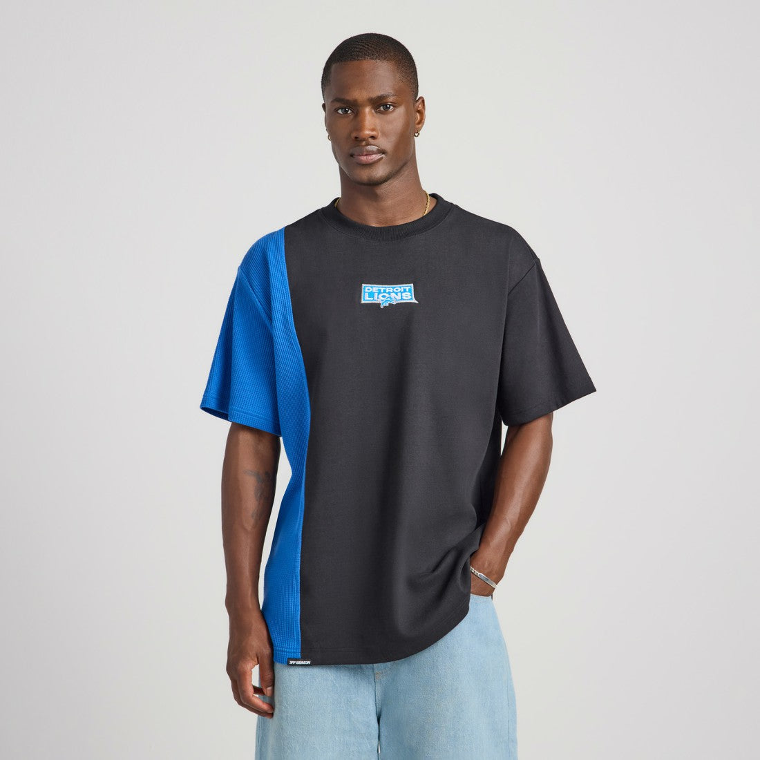Detroit Lions Off Season x NFL Unisex Spliced T-Shirt Black