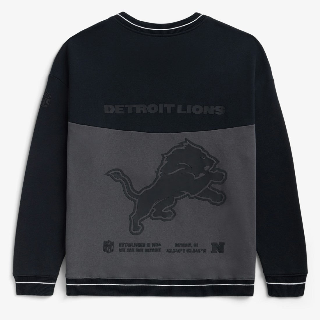 Detroit Lions Off Season x NFL Unisex Fleece Sweatshirt Black