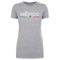 Mexico National Team 500 Level Women's Inline T-Shirt Heather Gray