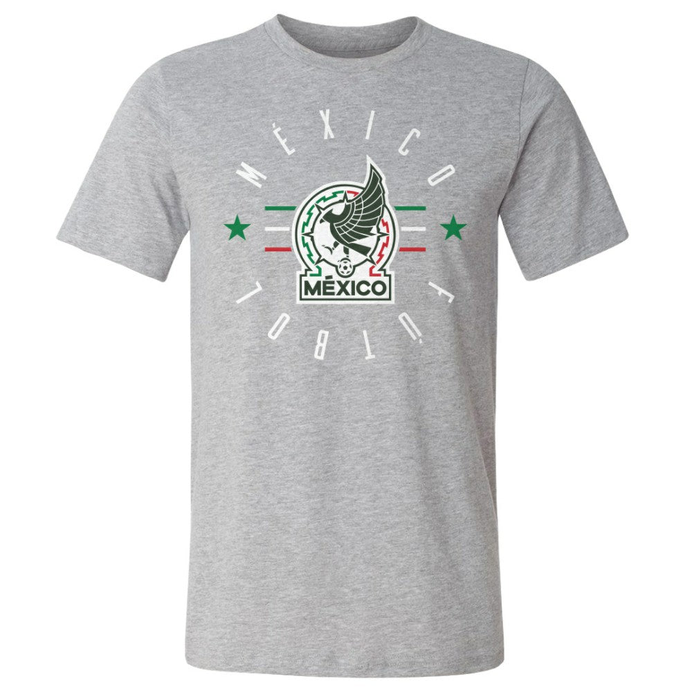 Mexico National Team 500 Level Futbol T-Shirt Heather Gray