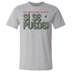 Mexico National Team 500 Level Si Se Puede Inline Bold T-Shirt Heather Gray