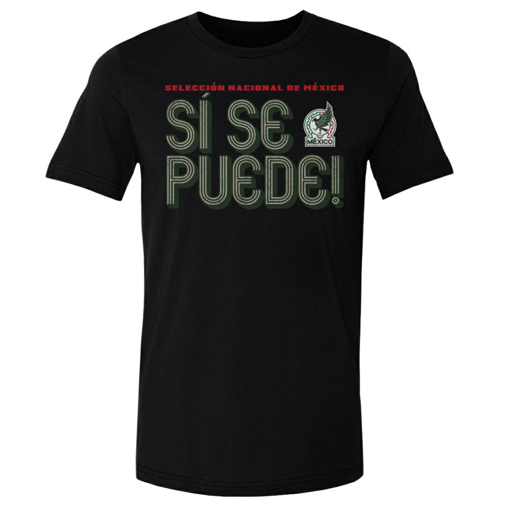 Mexico National Team 500 Level Si Se Puede Inline Bold T-Shirt Black